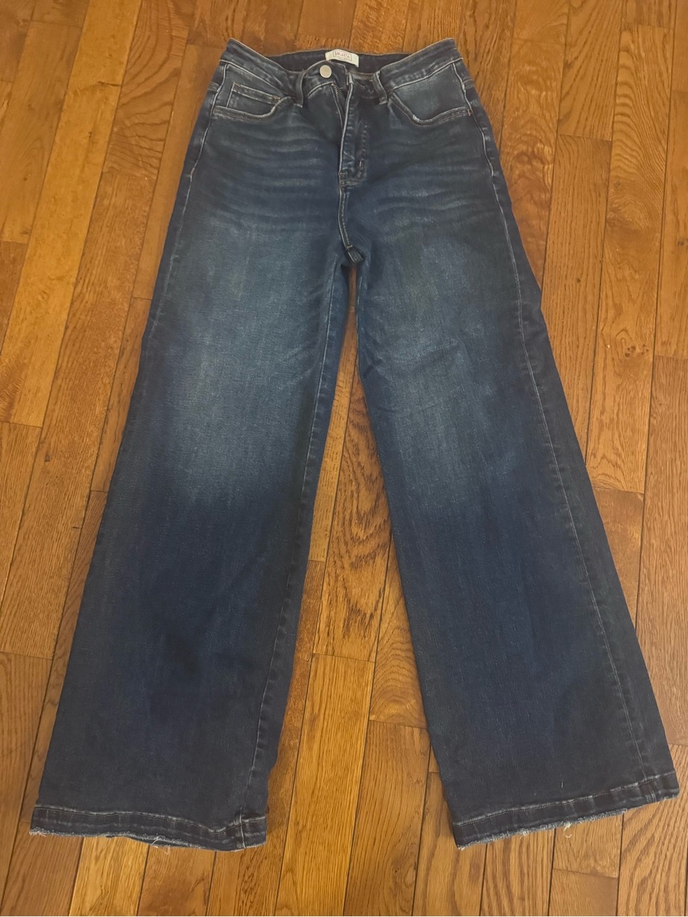 Wide Leg moco womens Jeans in Dark Blue
